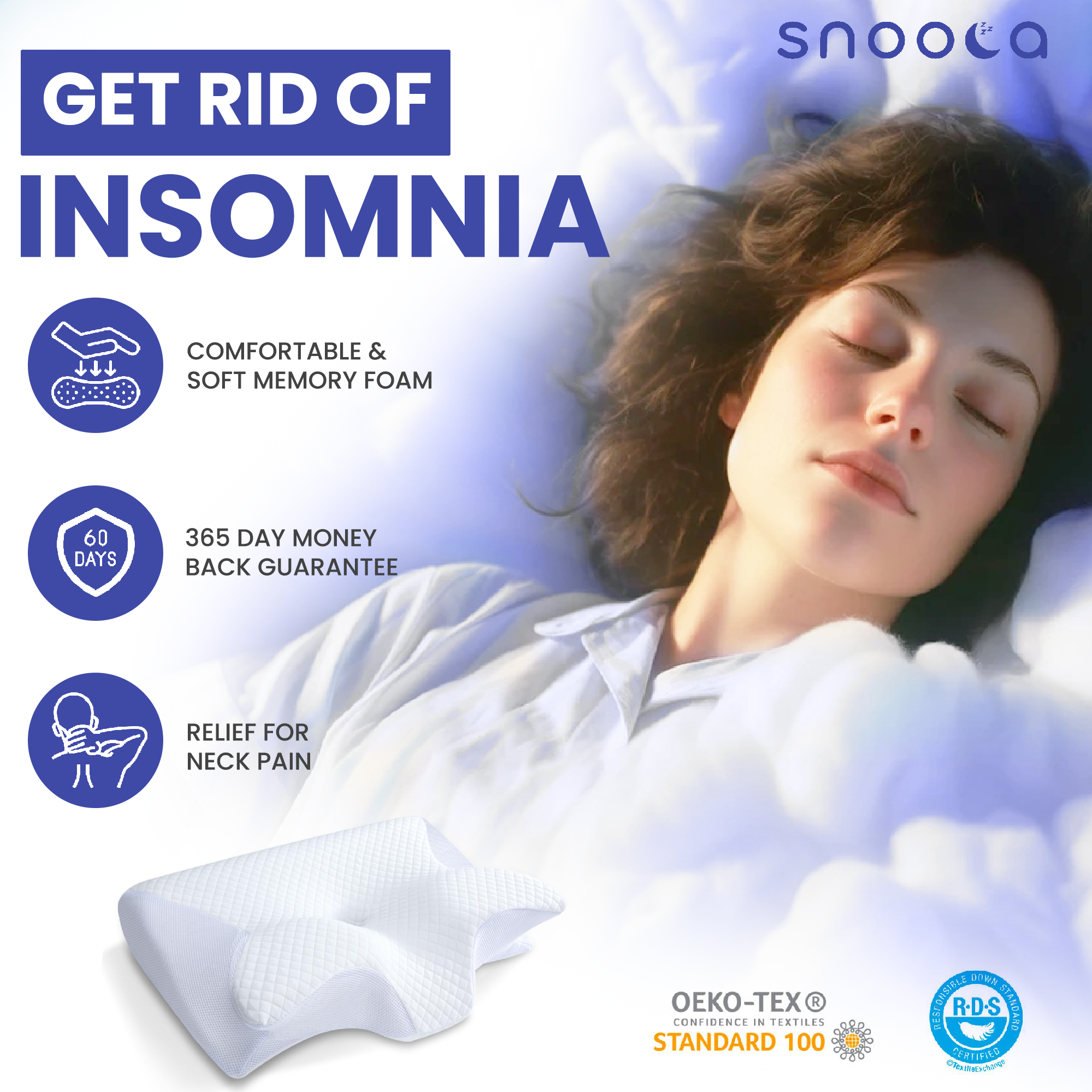 Snooza™ Signature Relief Pillow