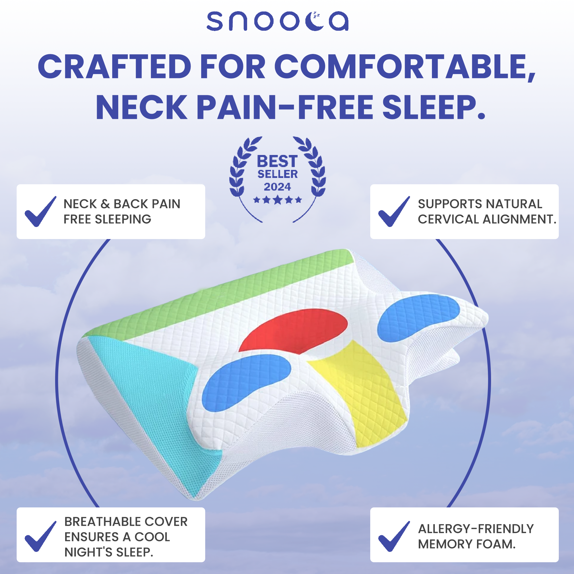 Snooza™ Signature Relief Pillow