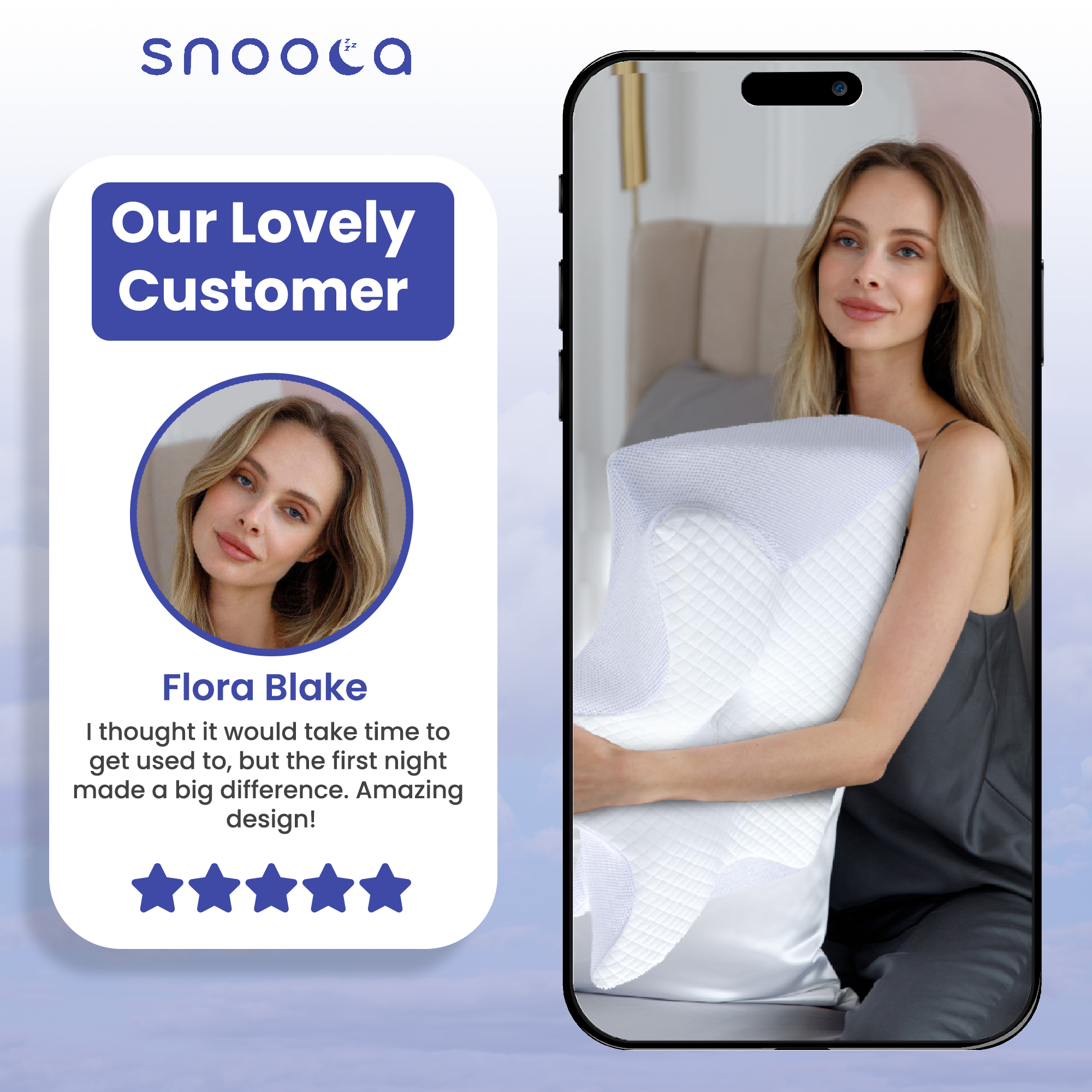 Snooza™ Signature Relief Pillow